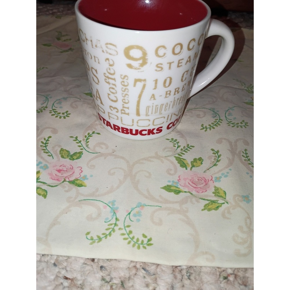 Starbucks Coffee "12 Days of Christmas" Holiday Coffee Mug -14oz- 2008